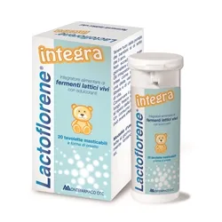 LACTOFLORENE INTEGRA INTEGRATORE DI FERMENTI LATTICI BAMBINI 20 TAVOLETTE