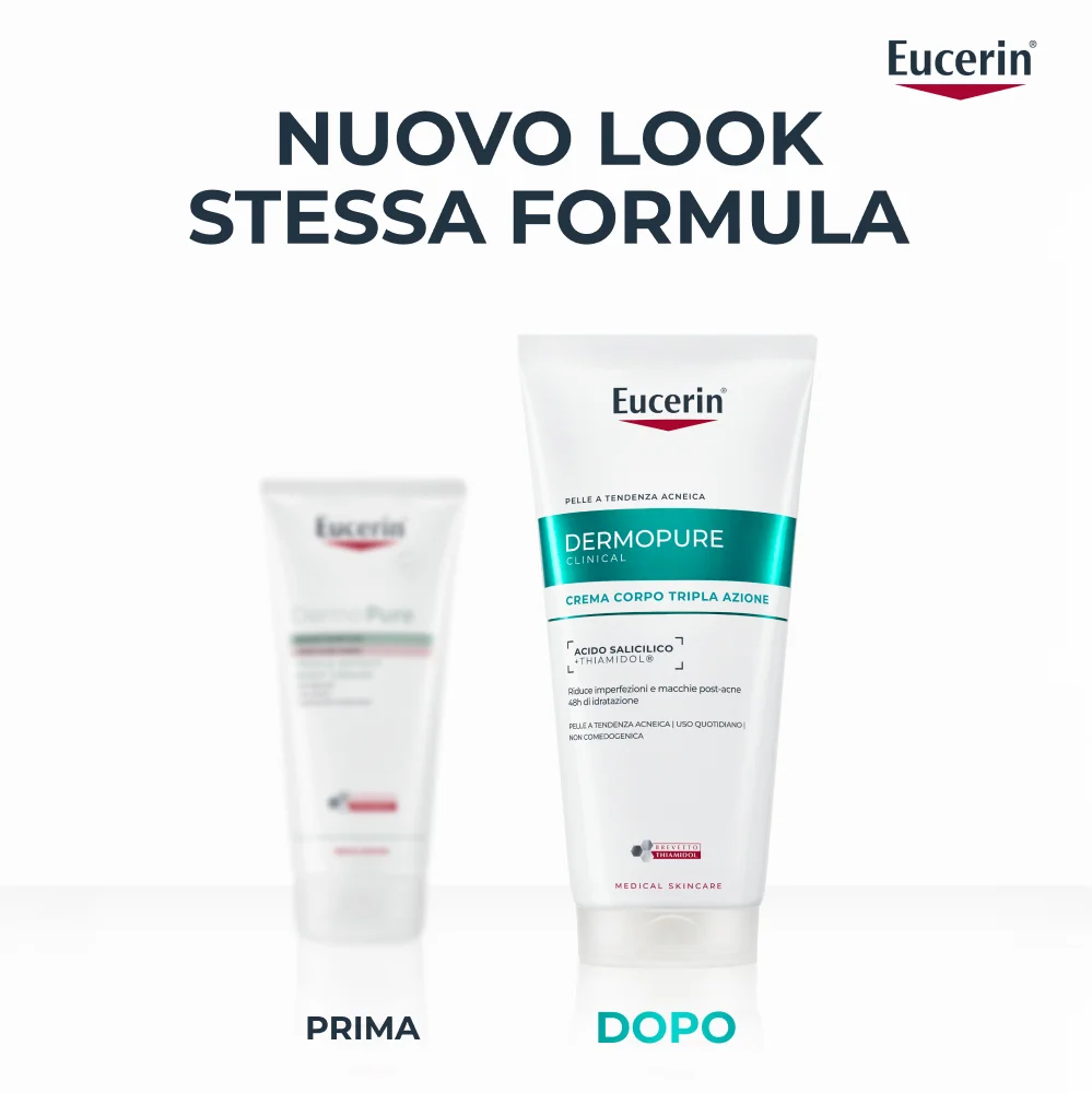 Dermopure Clinical Crema Corpo Tripla Azione 200 ml Anti Imperfezioni e Anti Macchie