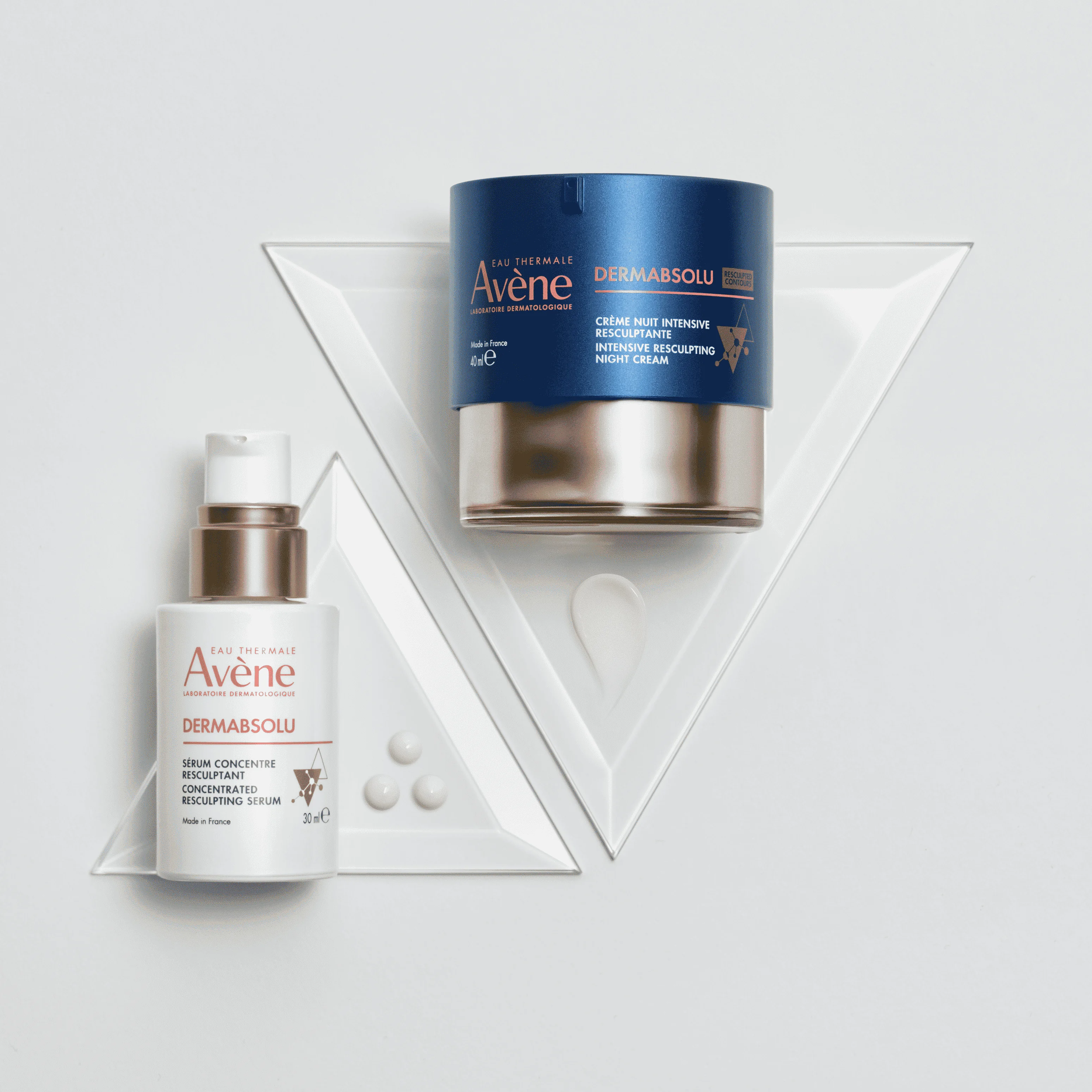 Eau Thermale Avène Dermabsolu Crema Notte Intensiva Rimodellante Anti-Età 40 ml Ridensificante e Rigenerante