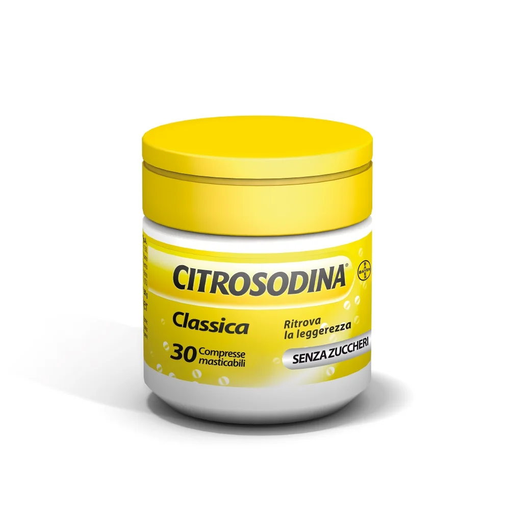 Citrosodina Masticabile Digestivo 30 Compresse Pesantezza di Stomaco