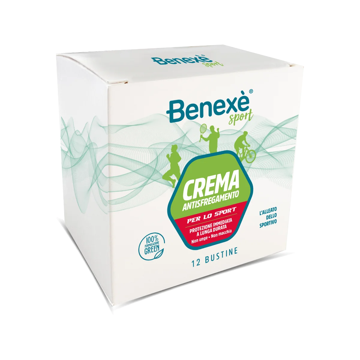 Benexe' Sport Crema AntiSfregamento 12 Bustine Previene Arrossamenti e Irritazioni