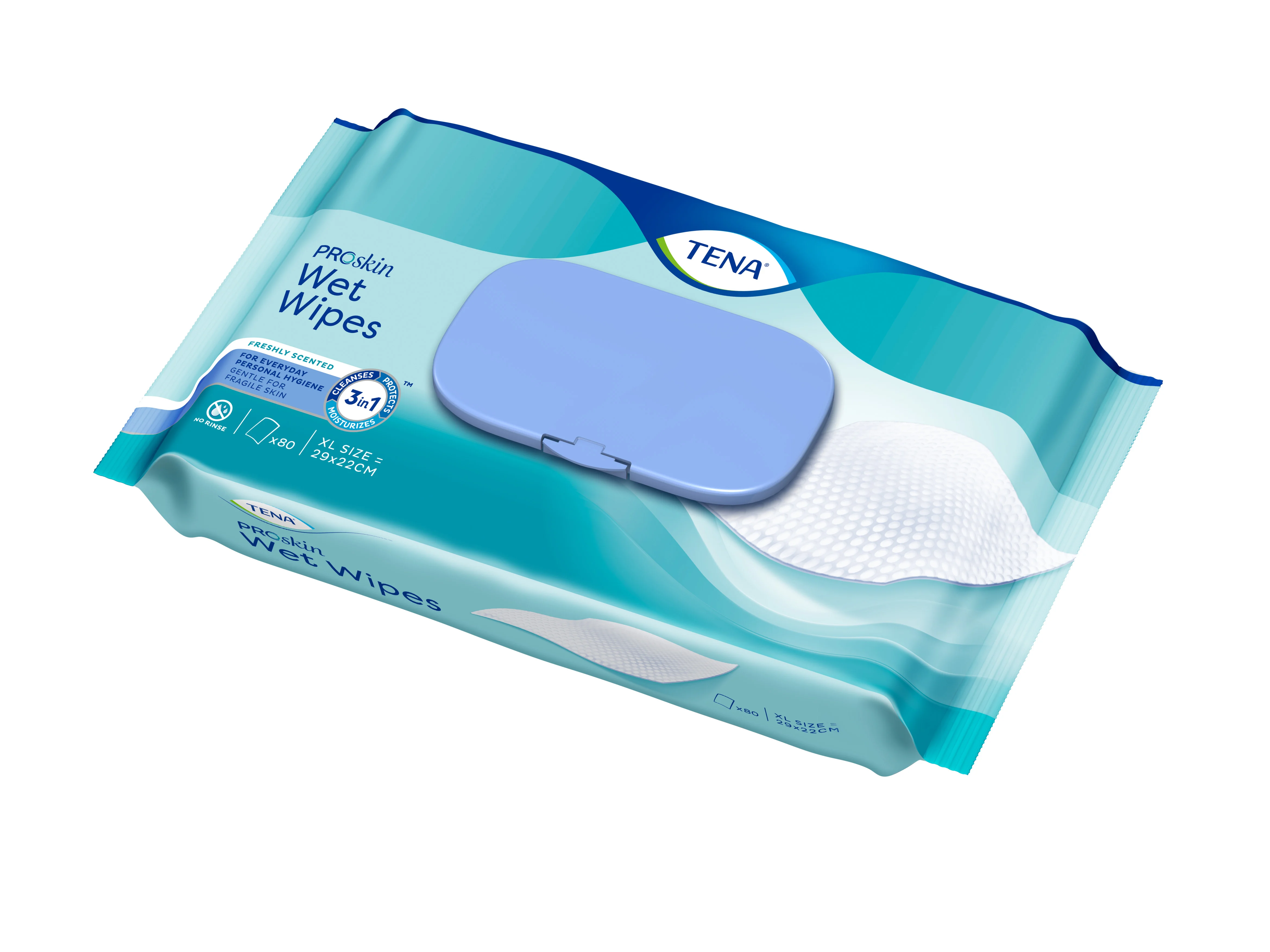 Tena Wet Wipes Salviette Umidificate 48 Pezzi Igiene della Pelle