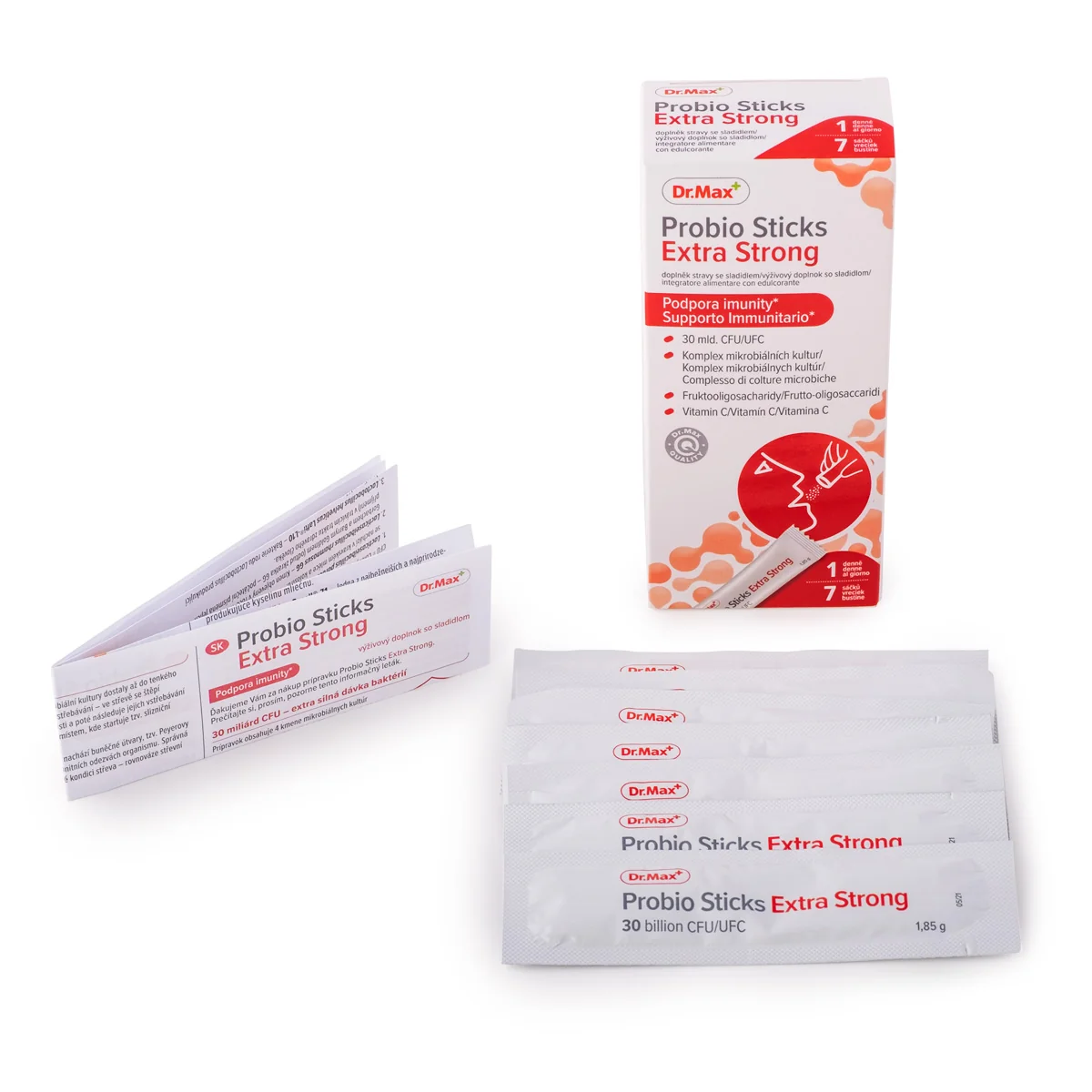 Dr. Max Probio Sticks Extra Strong 7 Bustine Fermenti Lattici con Vitamina C