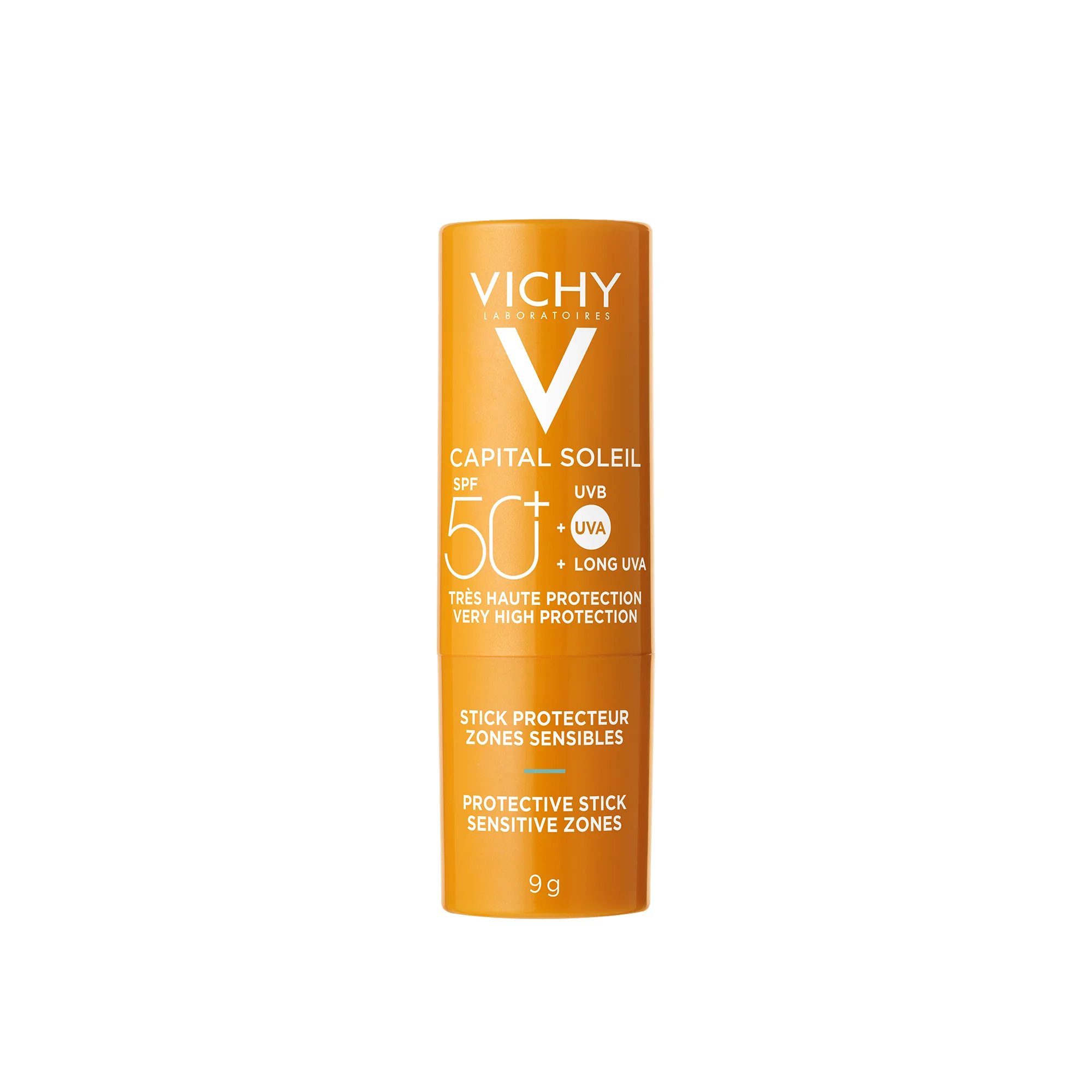 Vichy Capital Soleil Stick Zone Sensibili SPF 50+, 9g Protezione Solare