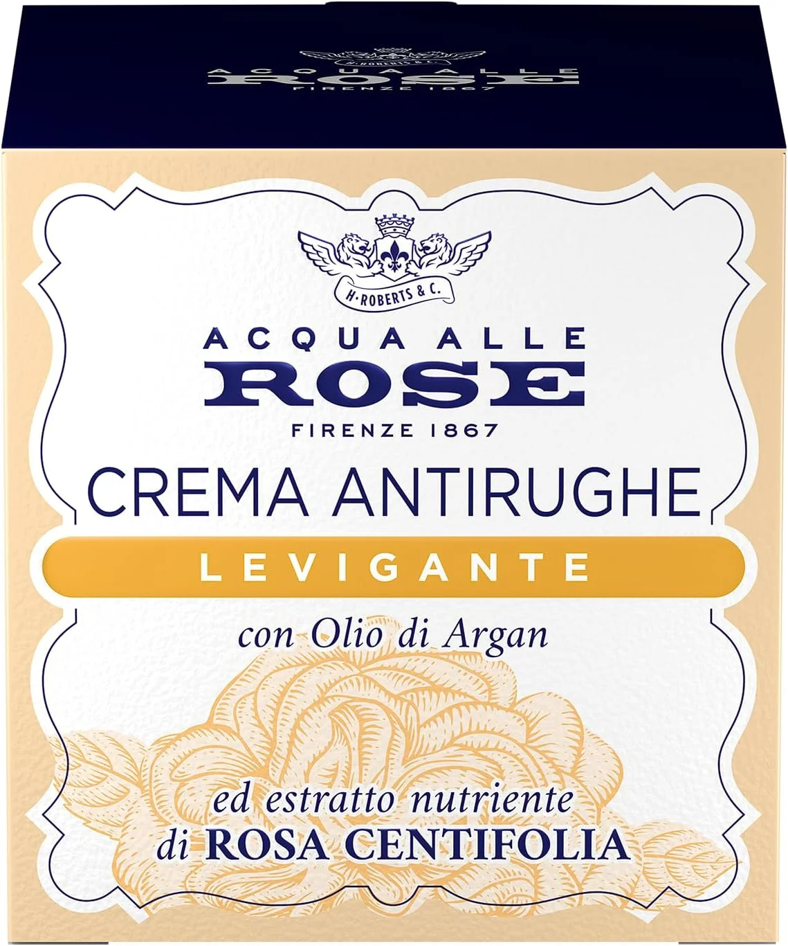 Acqua Alle Rose Crema Viso Antirughe Levigante 50 Ml