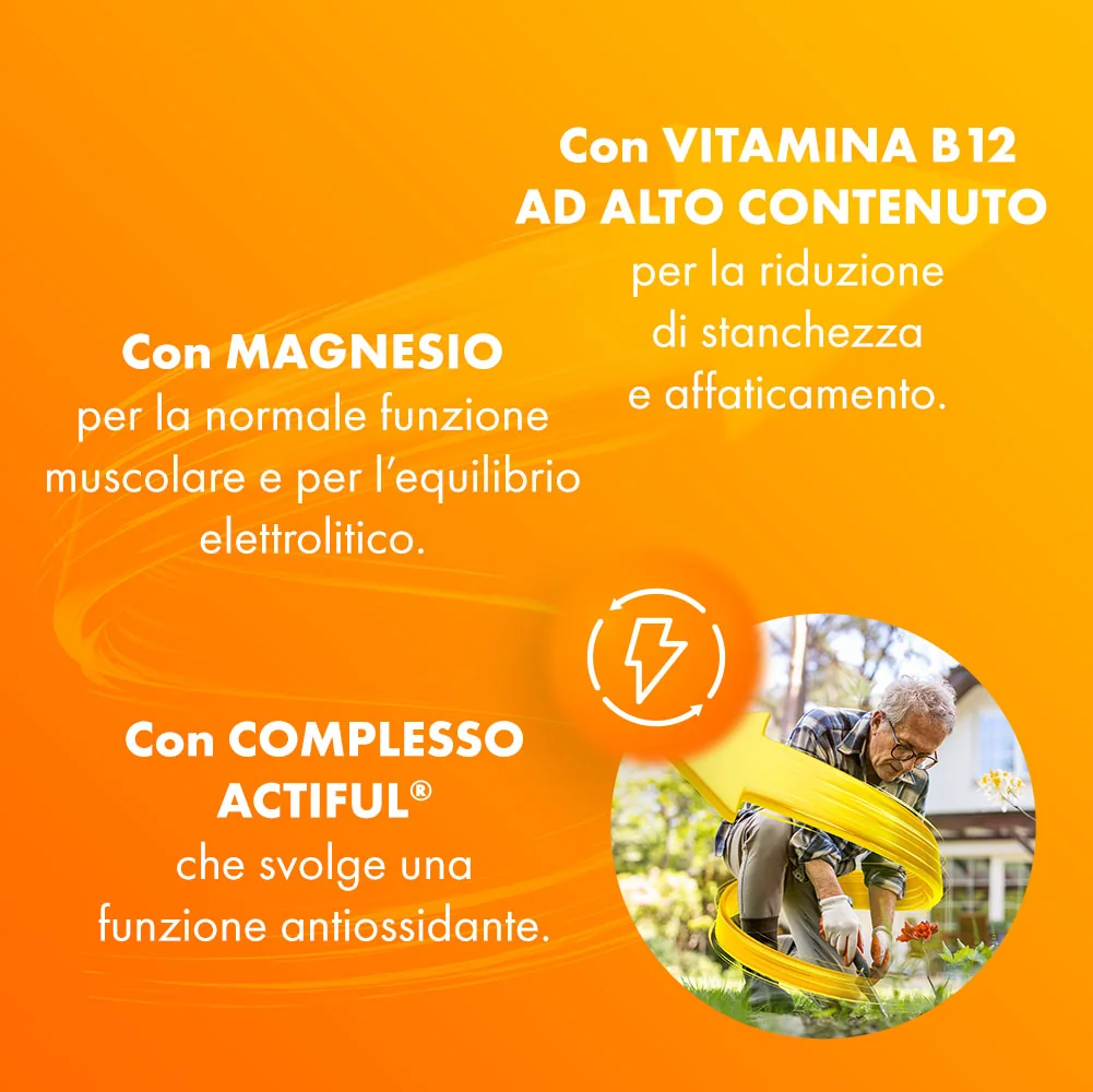 Sustenium Plus 50+ 24 Flaconcini Energia Fisica e Mentale