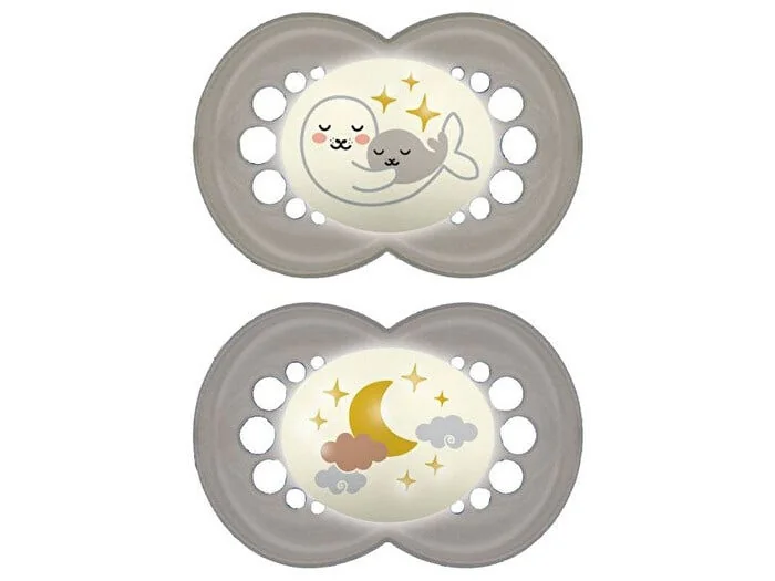 Mam Night Succhietti 6+ Neutro Confezione Doppia