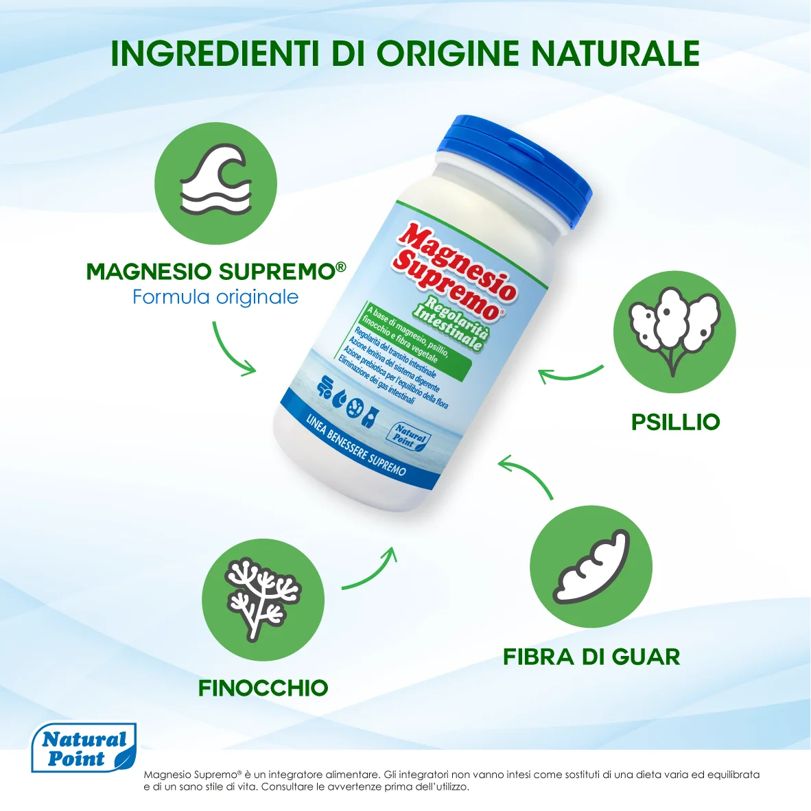 Magnesio Supremo Regolarità Intestinale 150 g Benessere Intestinale