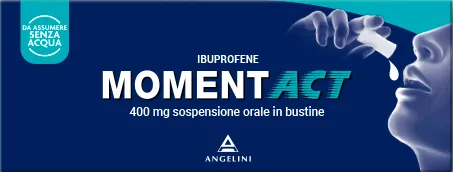 Momentact Liquido 400 mg Ibuprofene Analgesico Sospensione Orale 8 Bustine