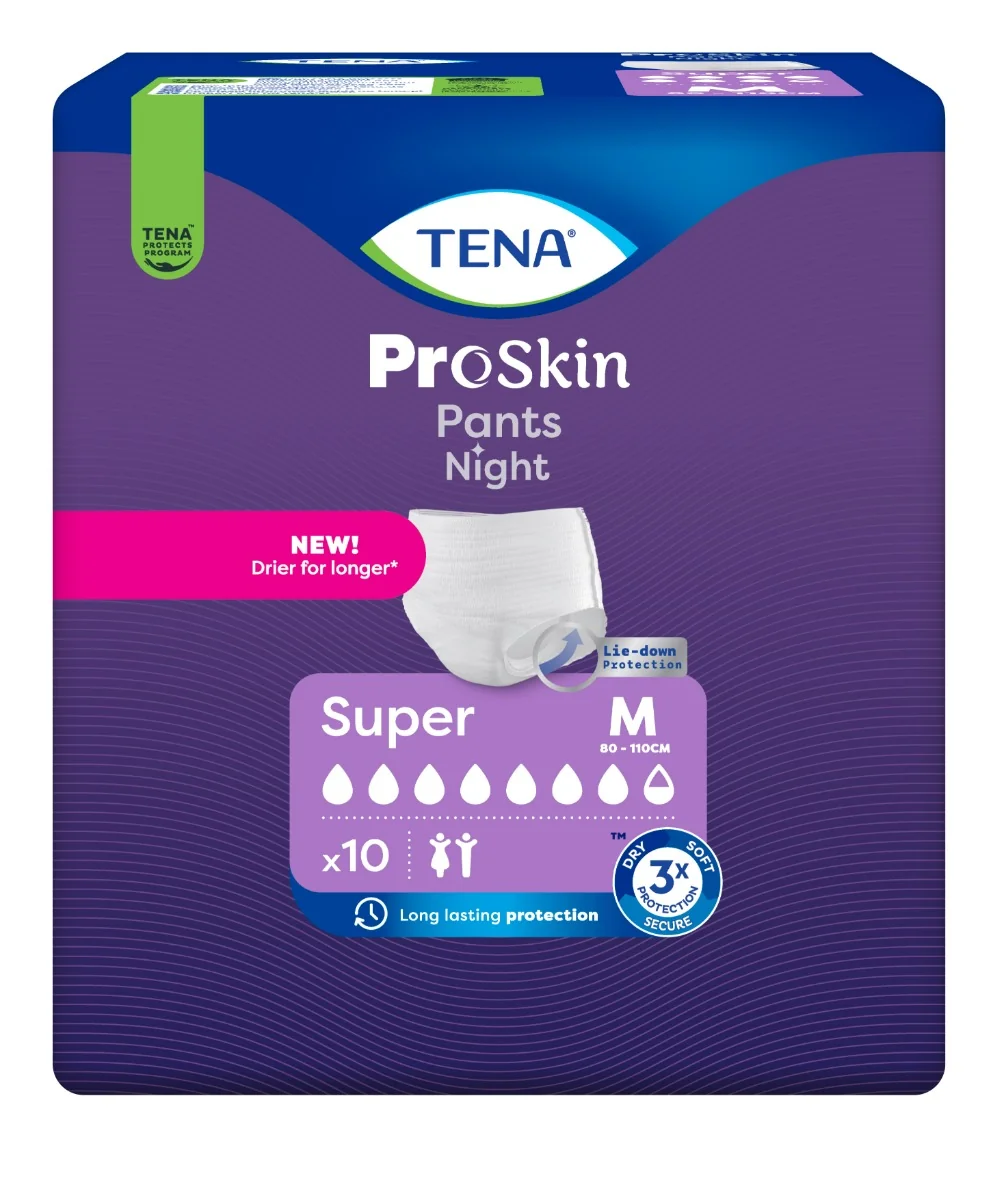 Tena Pants Night Super M 10Pz In Caso di Incontinenza