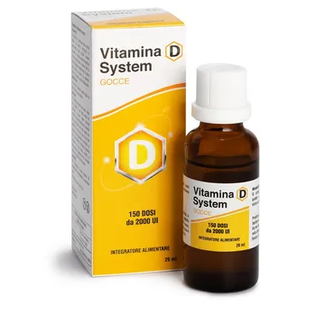 Vitamina D System Gtt 26Ml Integratore di Vitamina D