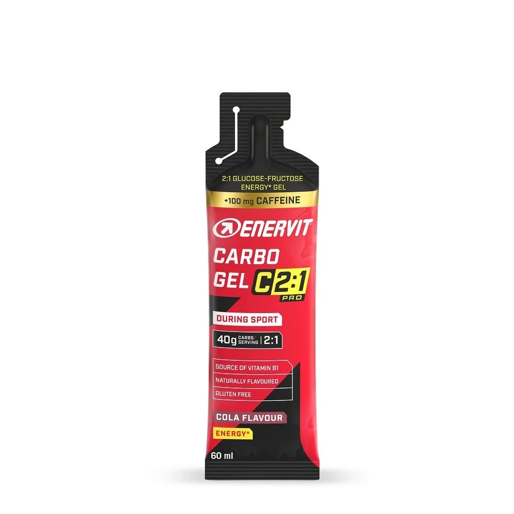 Enervit C2 1 Pro Carbo Gel Cola Con Caffeina 60 Ml Senza Glutine