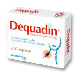 Dequadin 0,25mg Dequalinio Cloruro 20 Compresse