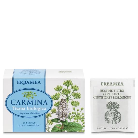 Erbamea Carmina Tisana Bio 20 Filtri Tisana per Benessere Gastrointestinale