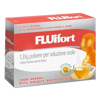 Fluifort 12 Bustine Polvere Mucolitico e Fluidificante