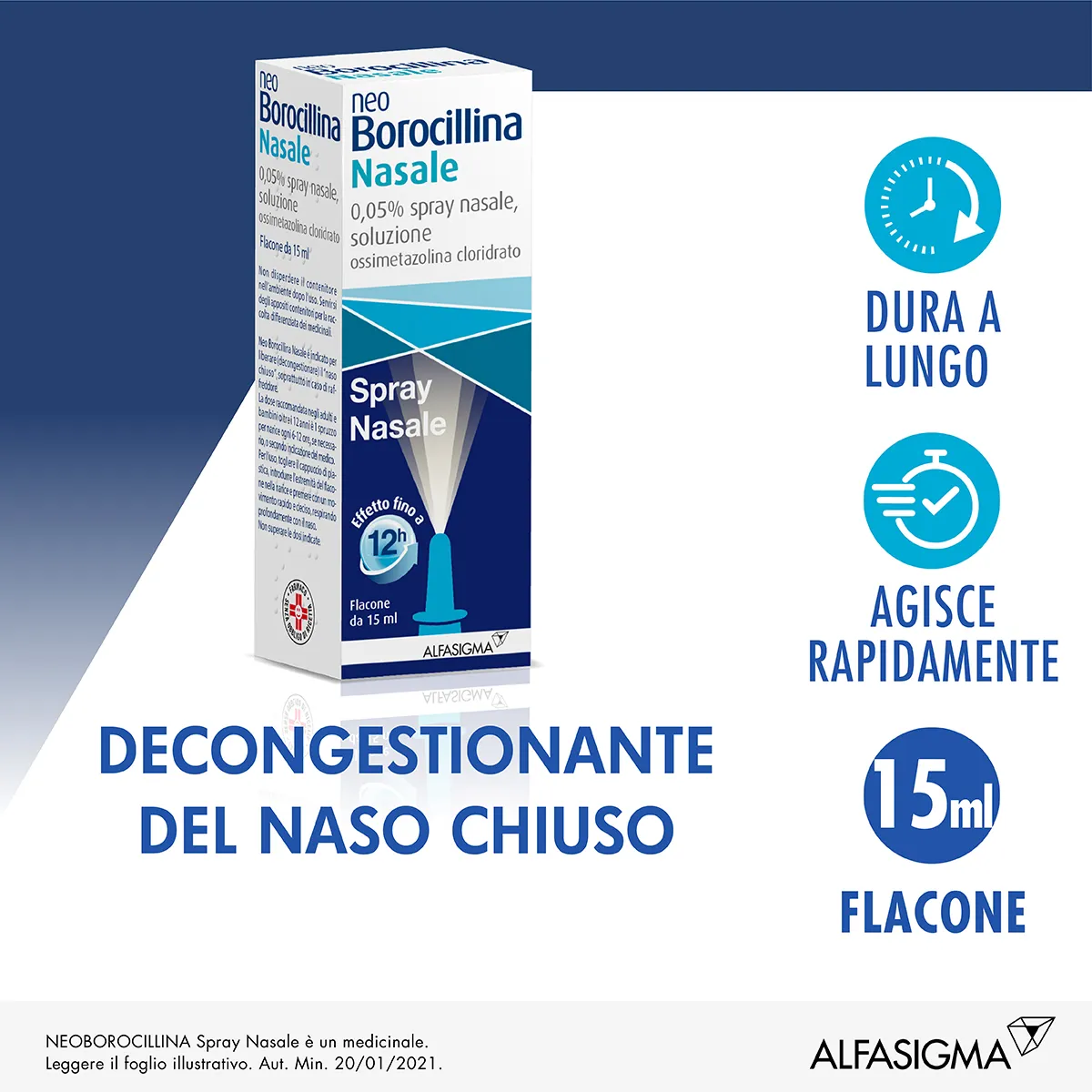 Neo Borocillina 0,05% Spray Nasale 15 ml