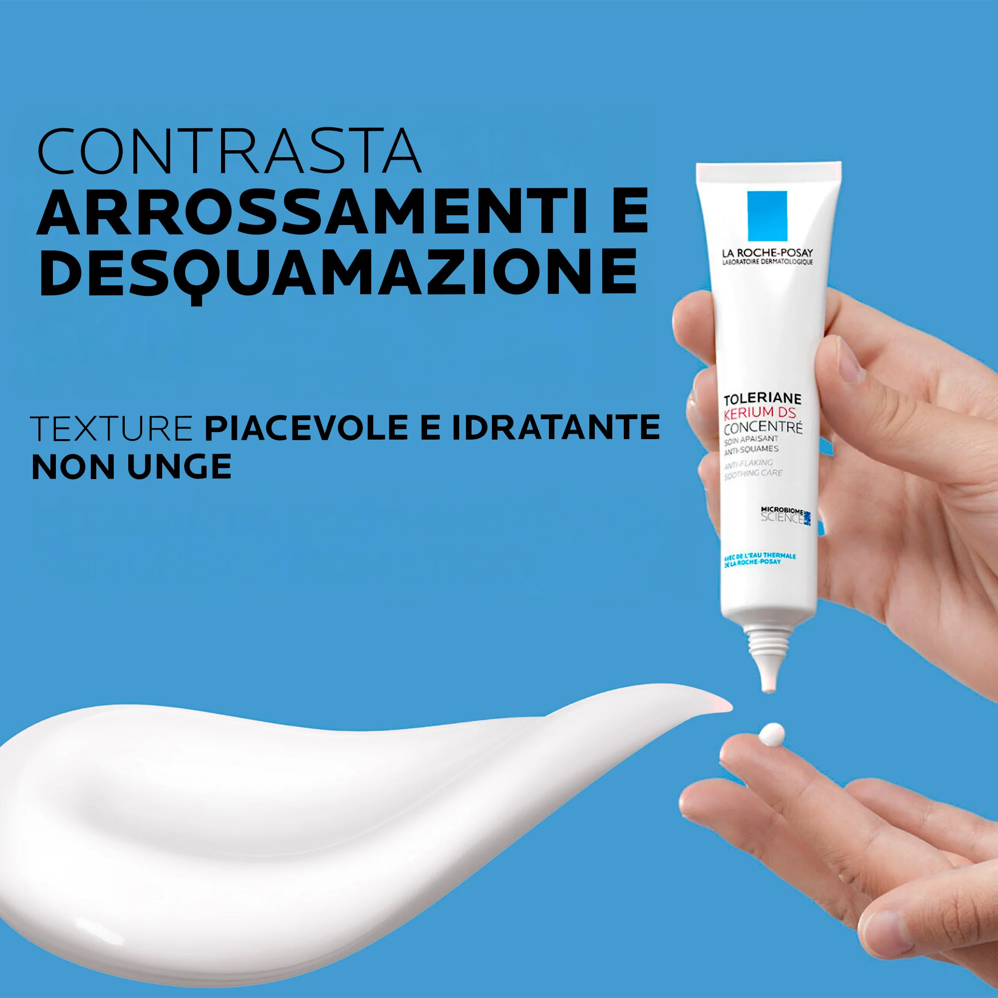 La Roche Posay Toleriane Kerium DS Concentrat 40 Ml Pelle con arrossamenti e desquamazione