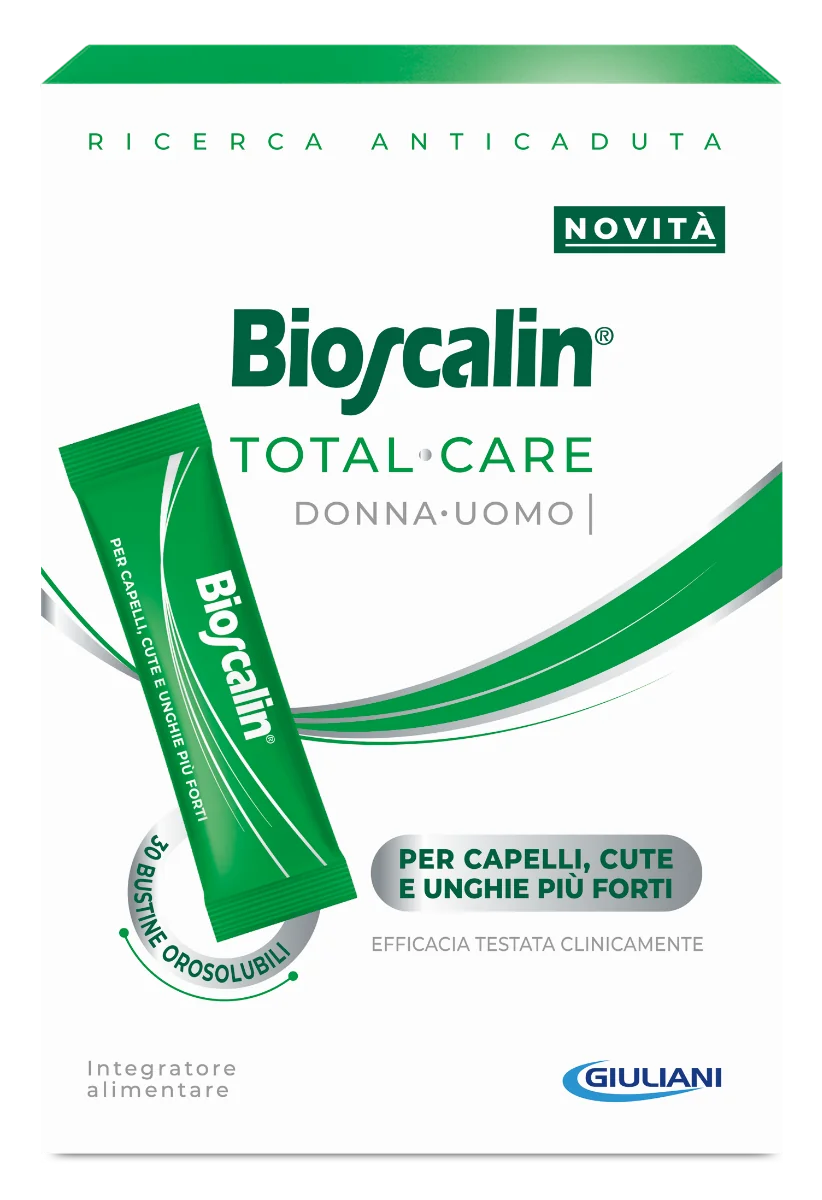 Bioscalin Total Care 30 Bustine Benessere dei Capelli