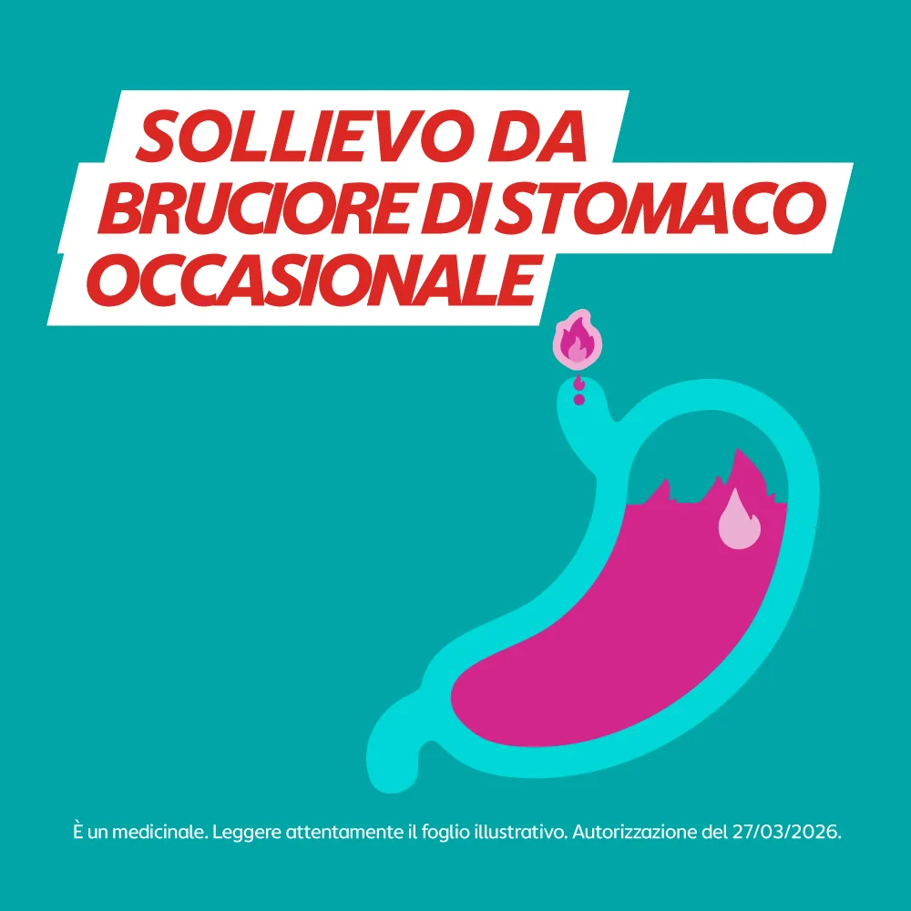 Gaviscon Compresse Masticabili Aroma Fragola 250 mg + 133,5 mg 24 Compresse Per Bruciore di Stomaco