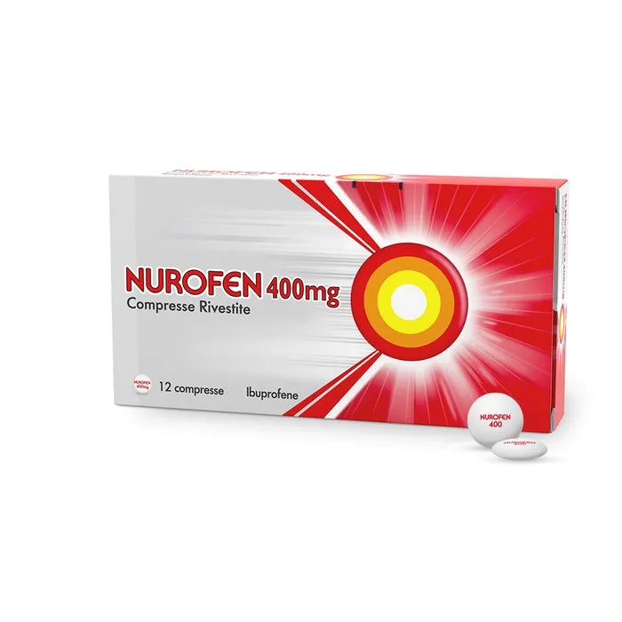 Nurofen 12 Compresse Rivestite 400 mg in Pvc/Alluminio - Antinfiammatorio