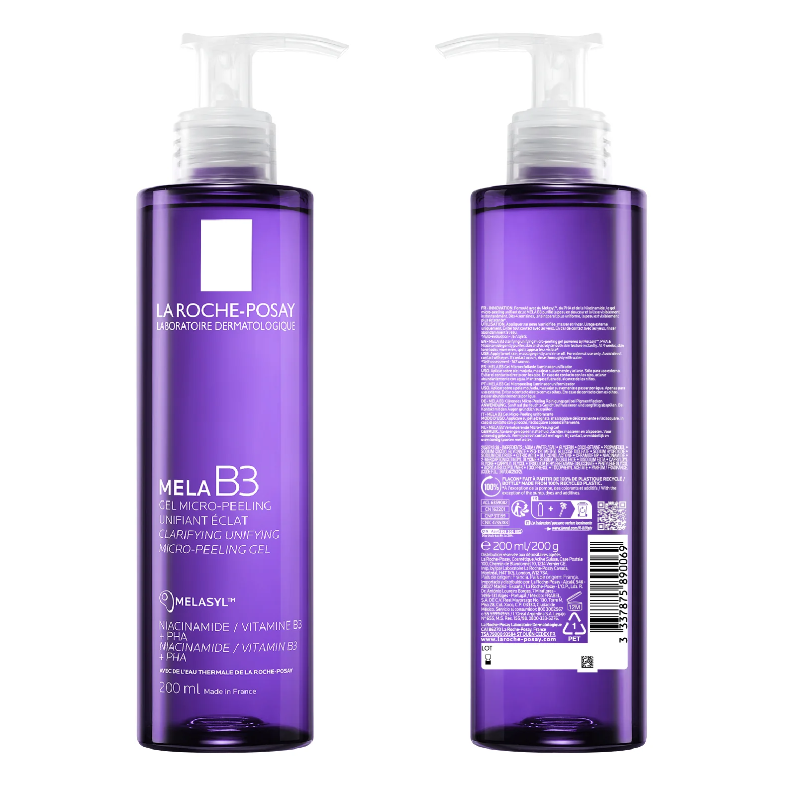 La Roche Posay Mela B3 Gel Detergente 200 Ml Uniformante antimacchie