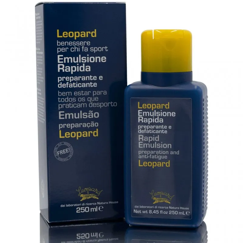 Leopard Emulsione Rapida 250 ml Azione Defaticante