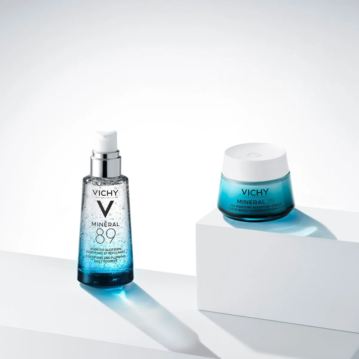 Vichy Minéral 89, 50 Ml Booster quotidiano fortificante e rimpolpante con acido ialuronico
