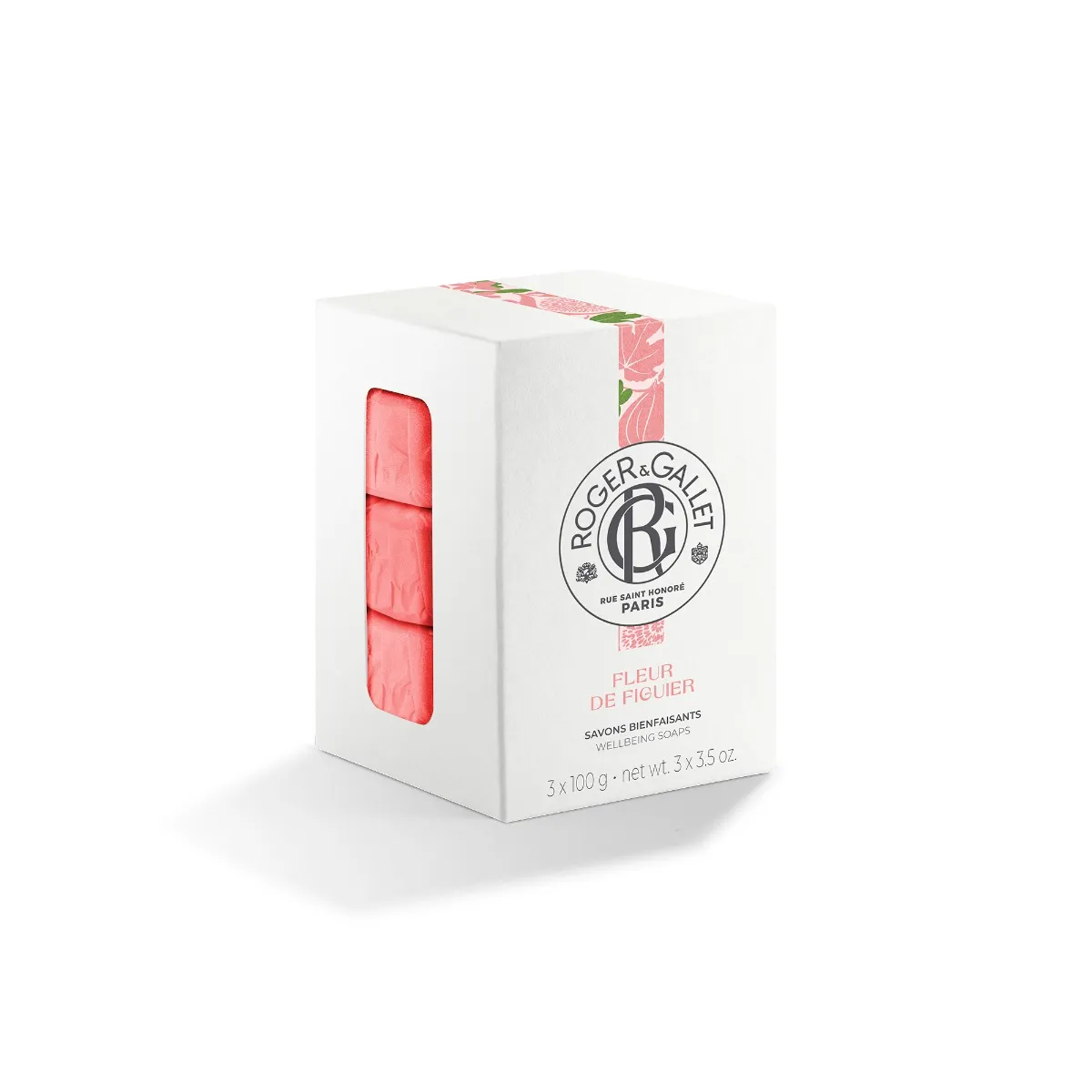 R&G Fleur de Figuier Box Saponetta 3 Pezzi 100 g Mani e corpo