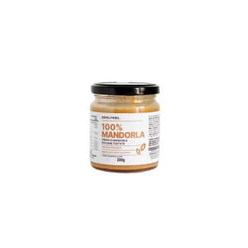 Crema 100% Mandorle Tostat200G Con 1 Solo Ingrediente