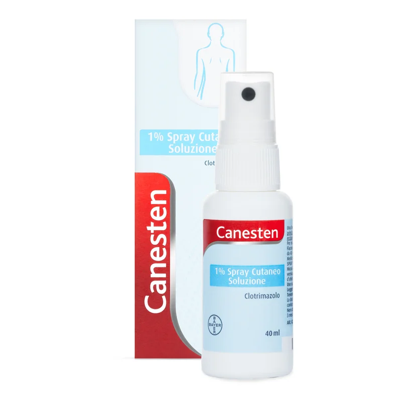 Canesten Spray Cutaneo Trattamento Antifungino 40ml Funghi e Micosi
