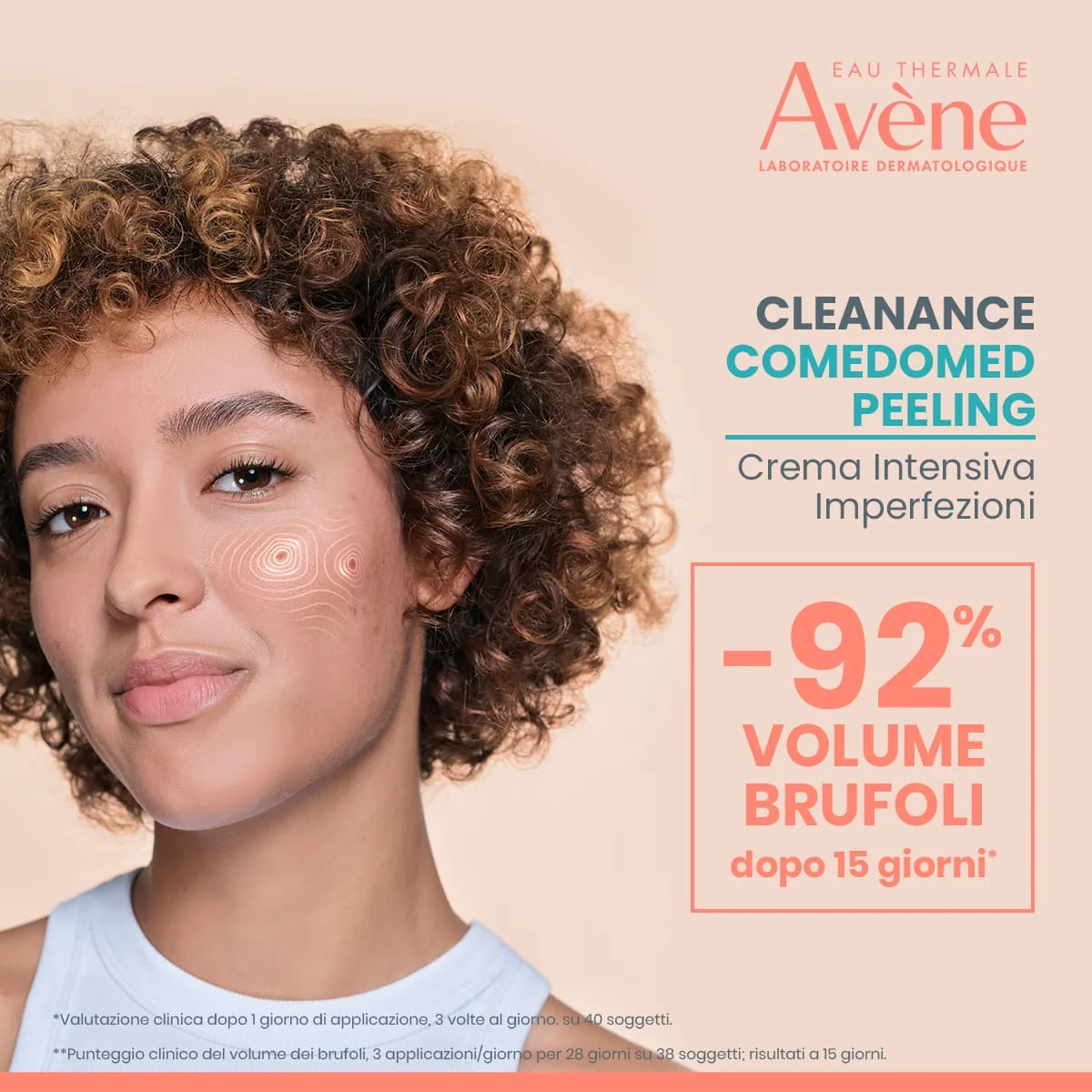 Eau Thermale Avène Cleanance Comedomed Peeling Crema Intensiva Imperfezioni 40 ml Pelle Grassa Tendenza Acneica