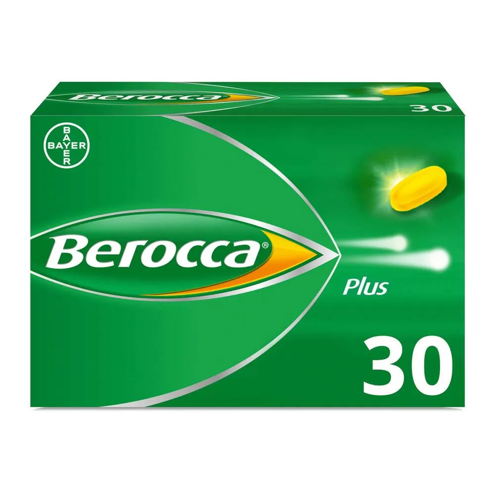Berocca Plus 30 Compresse - Integratore di Vitamine e Minerali