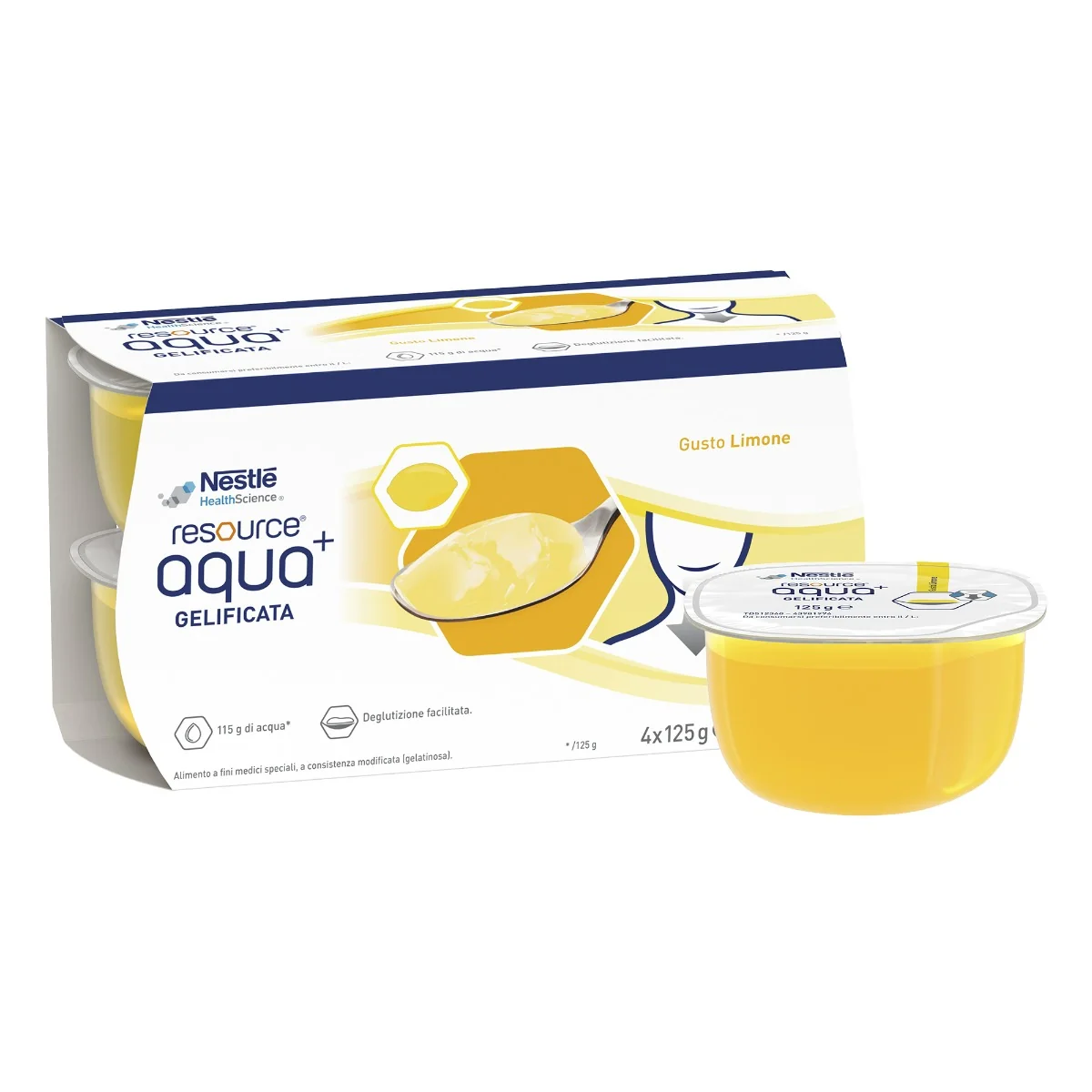 Resource Aqua+Lemon 4X125 g