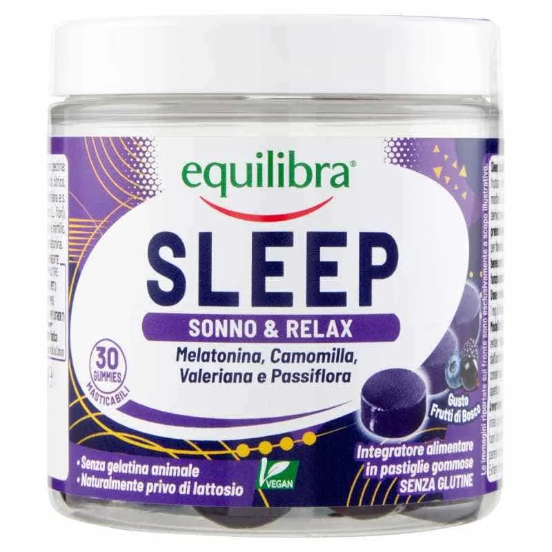 Equilibra Sleep 30 Gummies Facilita l'Addormentamento