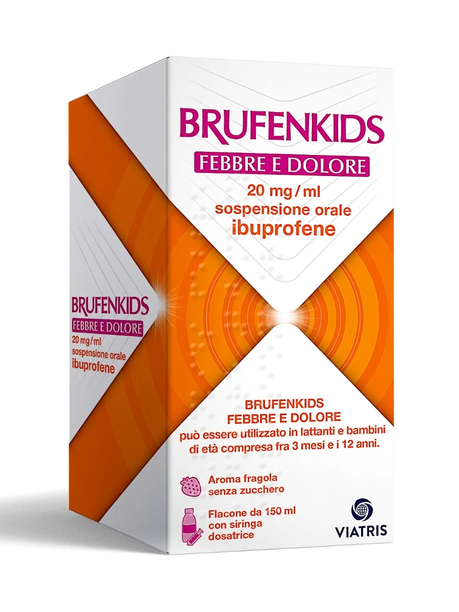 Brufenkids Febbre e Dolore 20Mg/Ml 150Ml