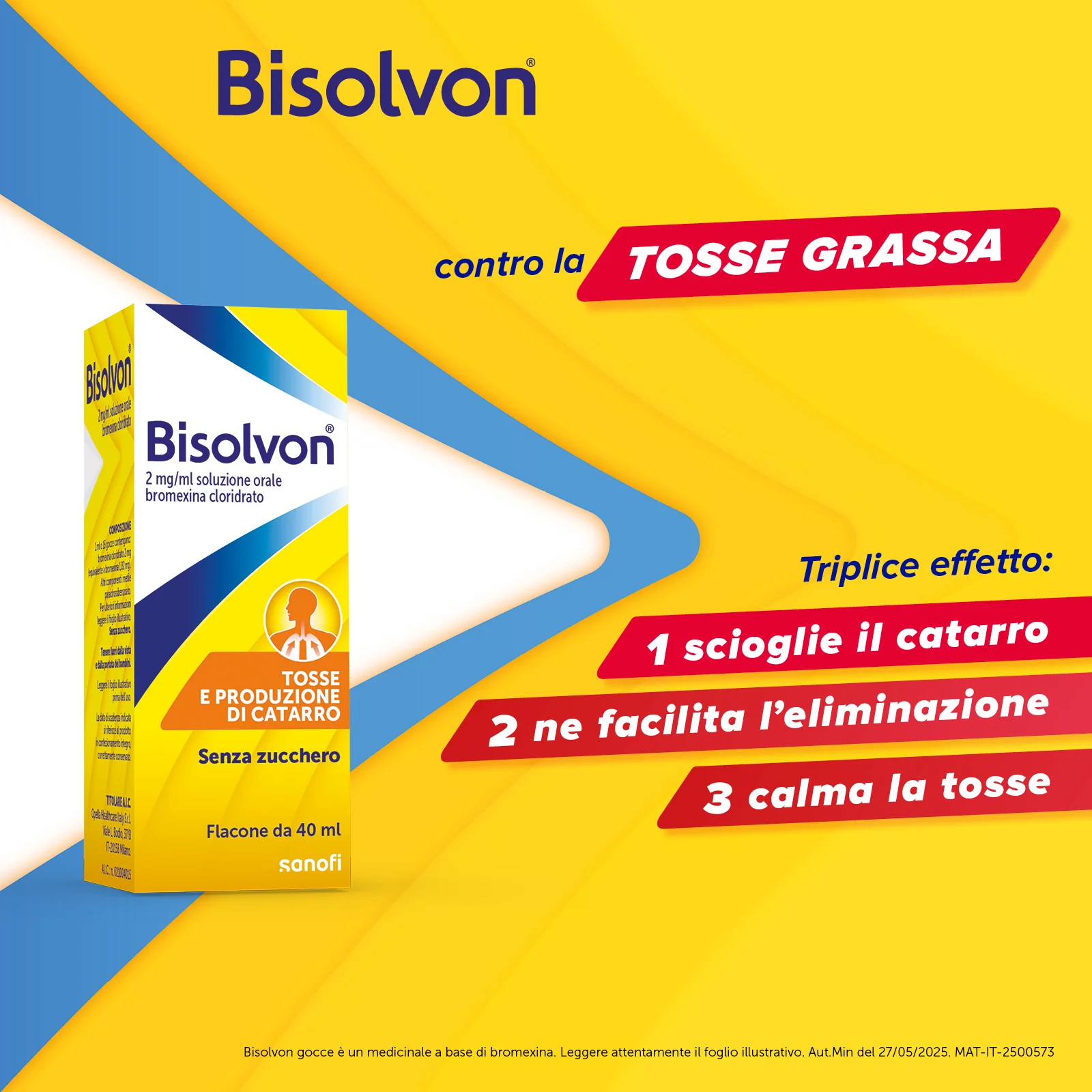 Bisolvon Gocce Orali 2 mg/ml 40 ml Bromexina Cloridrato