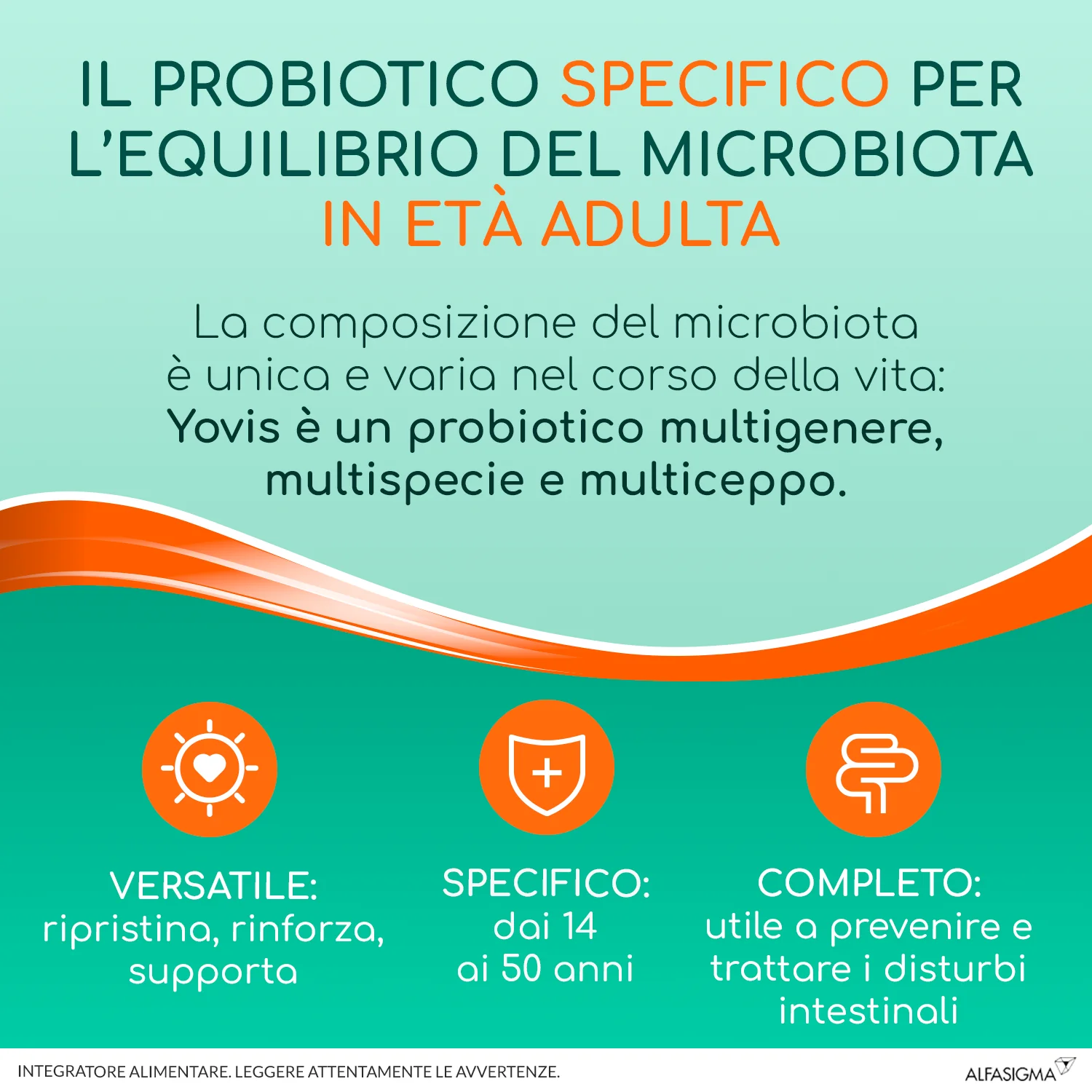 Yovis Stick 10 Bustine Per l'Equilibrio della Flora Intestinale Alterata