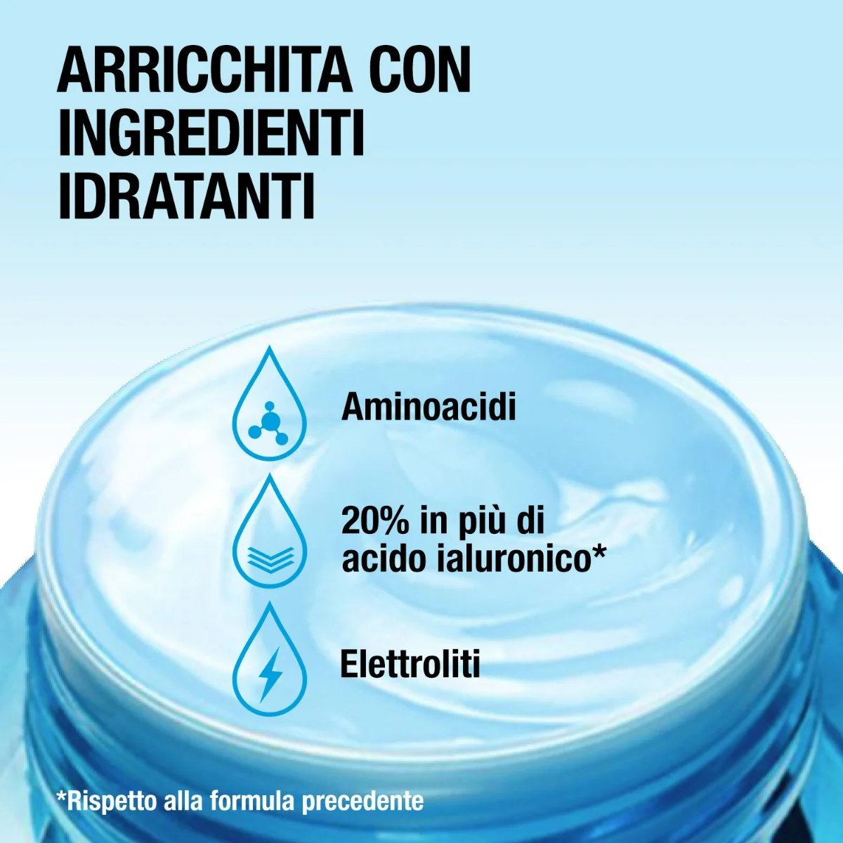 Neutrogena Hydro Boost Acqua Gel Idratante Viso 50 ml Per Pelli Normali, Miste o Sensibili