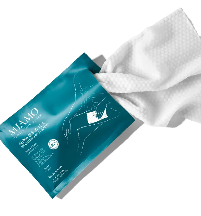 Miamo Alpha Blend 13% Exfoliating Body Garze 1 Busta