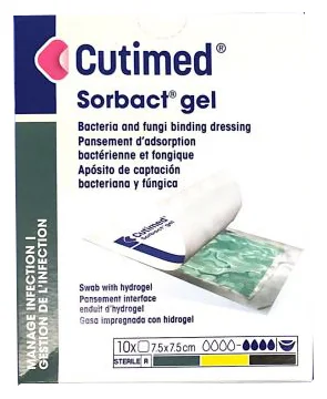 Cutimed Sorbact Gel 7,5X7,5Cm