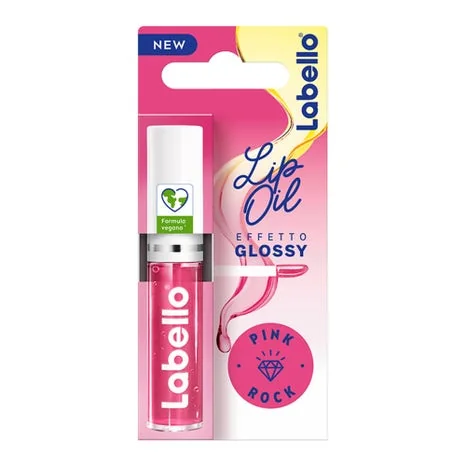 Labello Lip Oil Pink Rock 5,5 ml Labbra Morbide e Idratate
