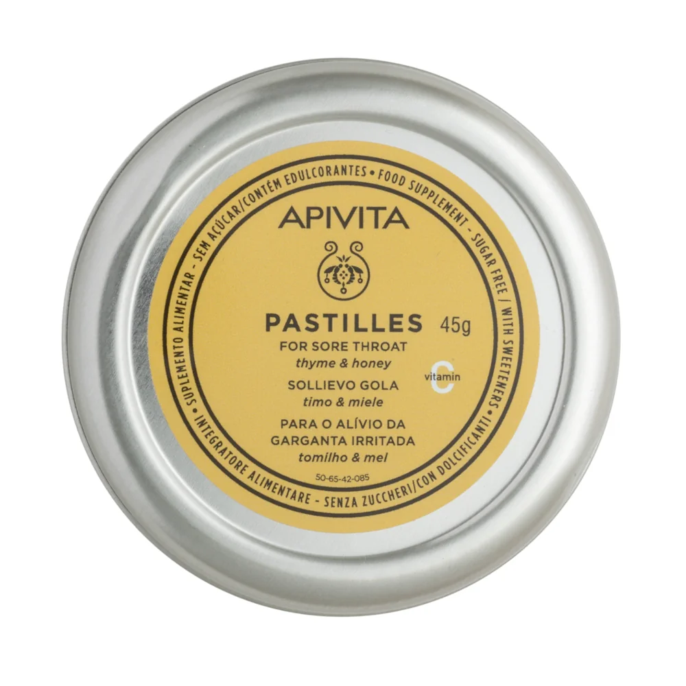 Apivita Pastilles Timo/Miele Pastiglie 45 G Mal di Gola