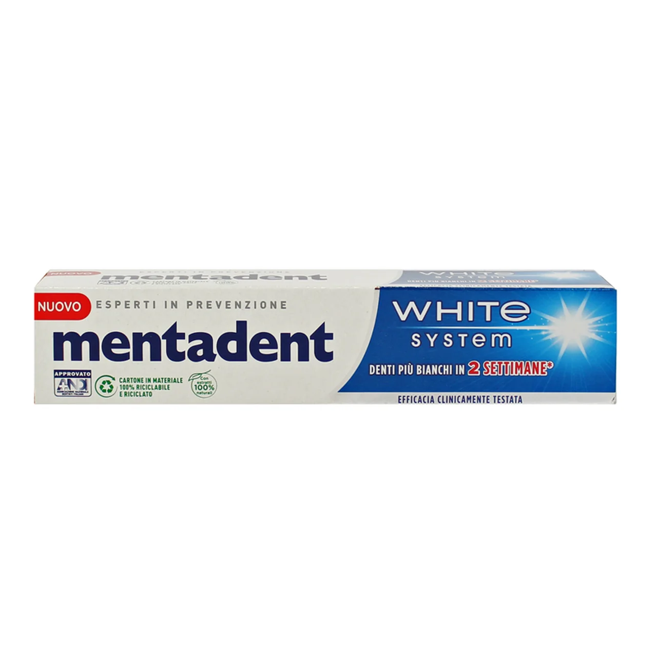 Mentadent White System 75 ml Igiene Orale