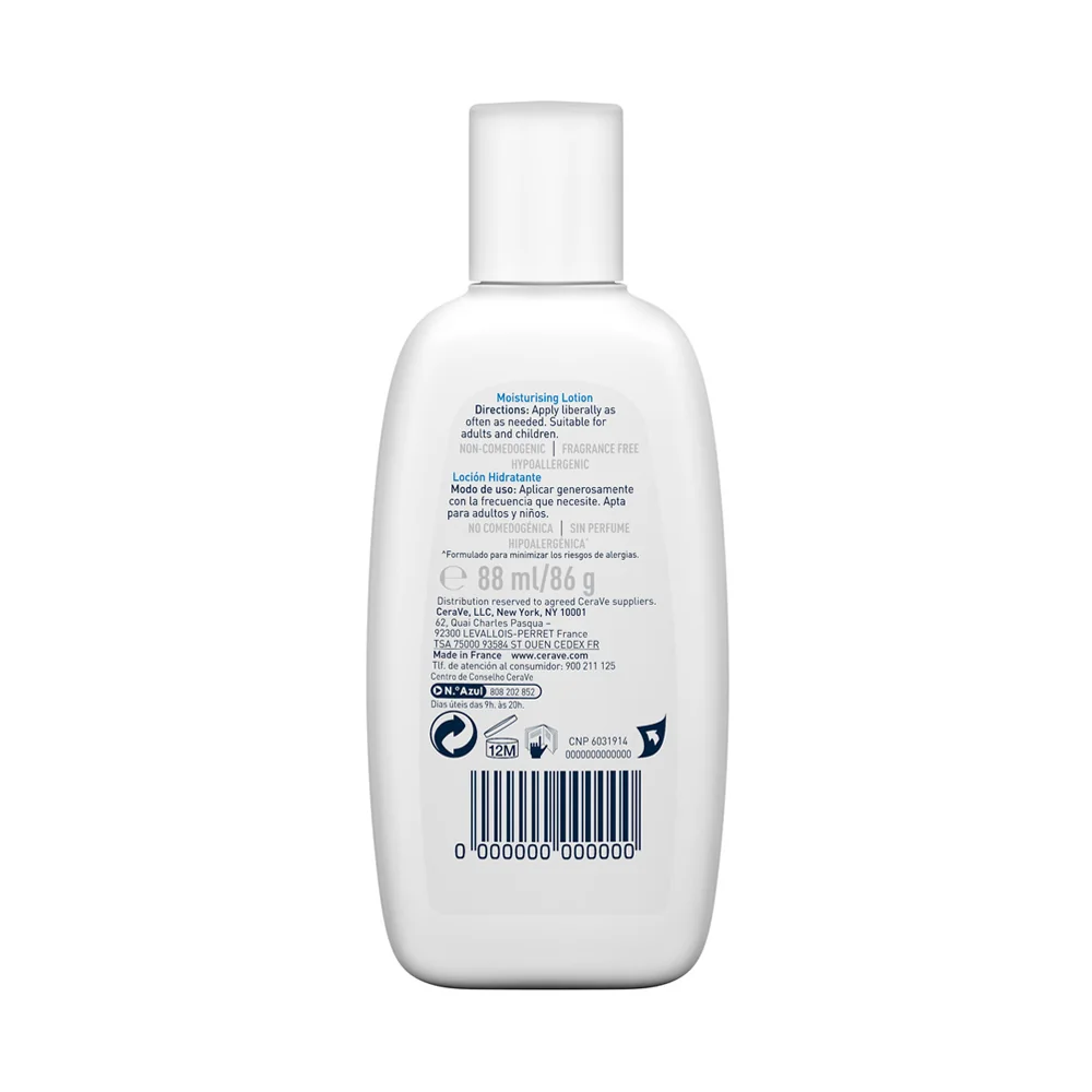 CeraVe Lozione Idratante Corpo 88 ml Pelle da Secca a Molto Secca
