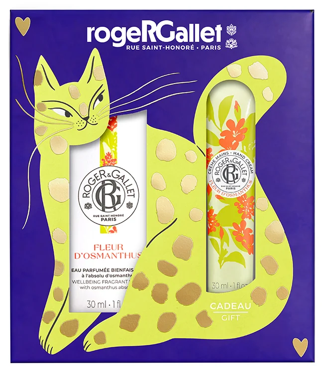 Roger&Gallet Set Natale Fleur D'Osmanthus30 ml + Crema Mani 30 ml Freschezza e Benessere