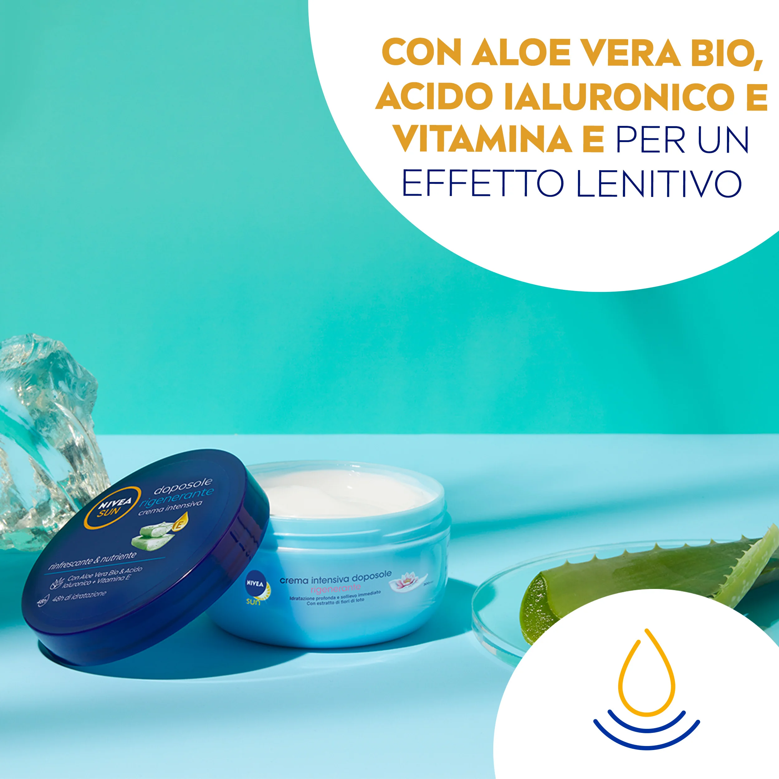 Nivea Sun Crema Intensiva Doposole Rigenerante Azione Idratante