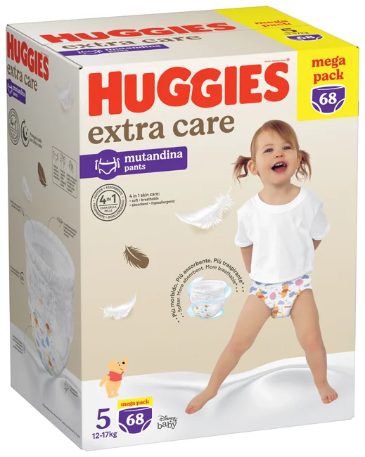 Huggies Extra Care Me Mut5 68P