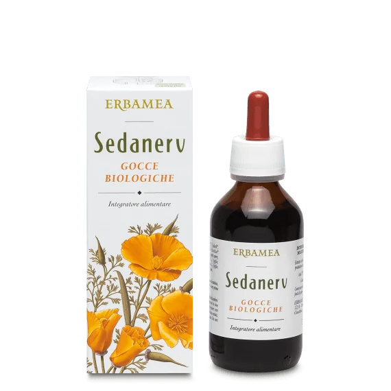 Erbamea Sedanerv Gocce Biologiche 100Ml Favorisce il Rilassamento