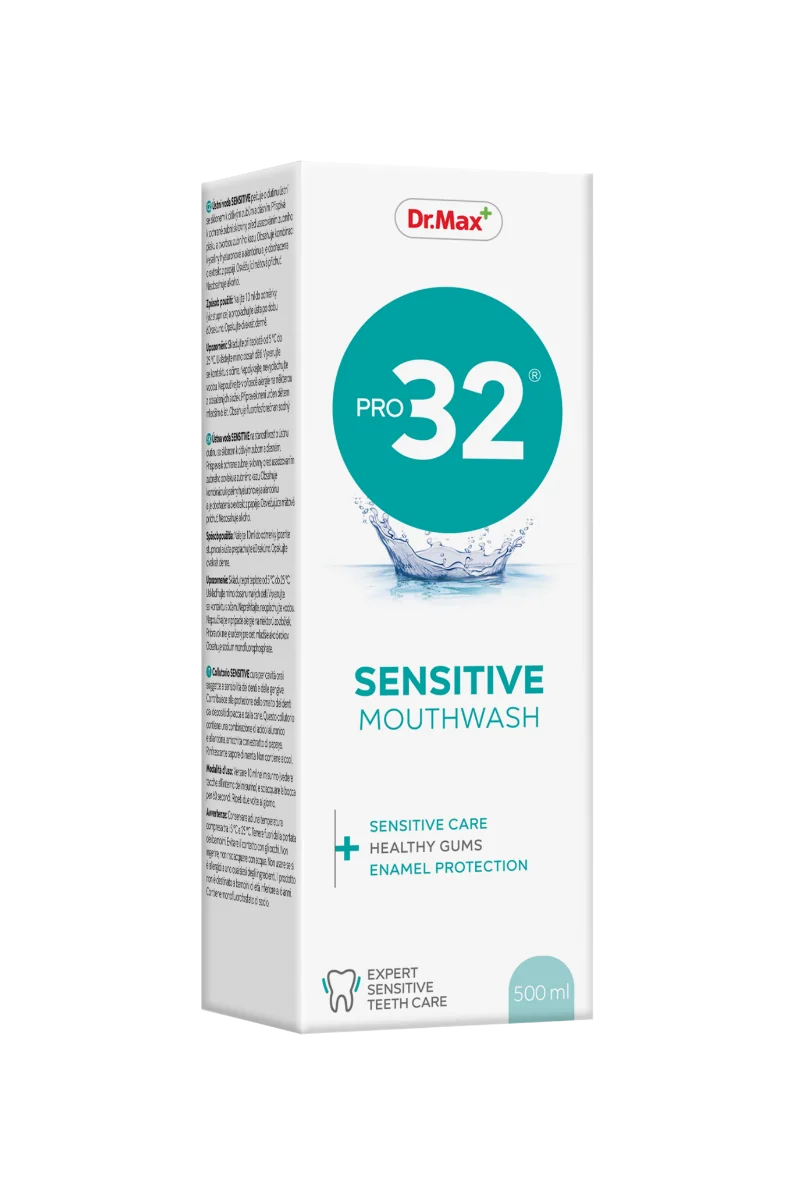 Pro32 Collutorio Sensitive 500Ml Denti e Gengive Sensibili