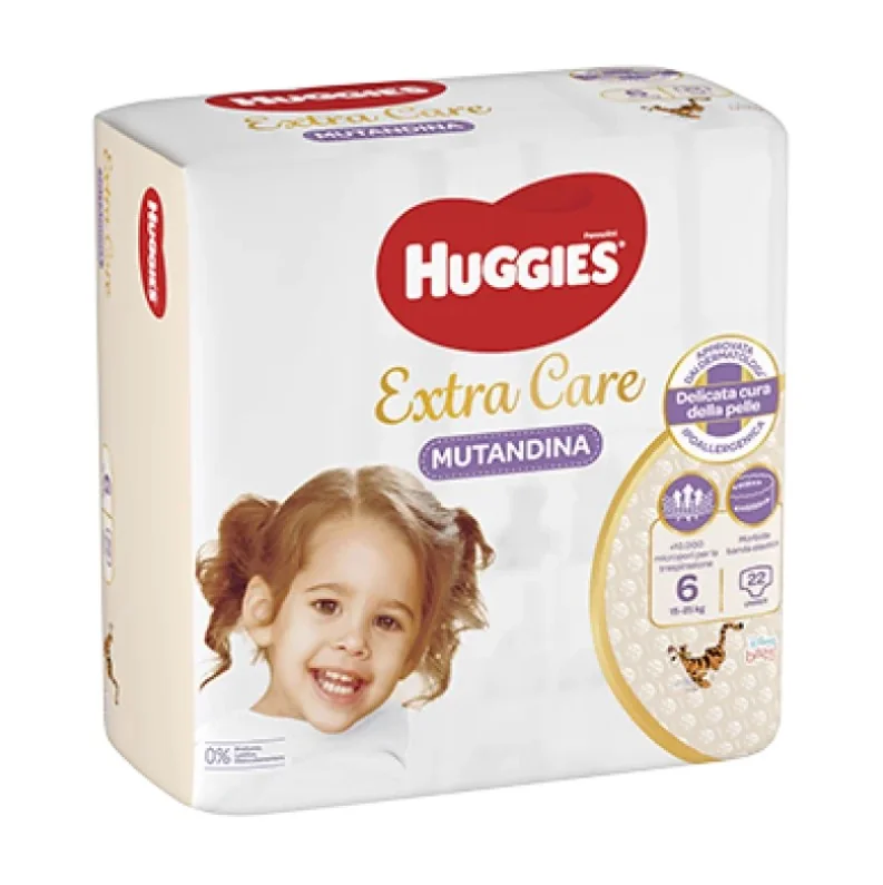 Huggies Extra Care Taglia 6 22 Pezzi Mutandina Base